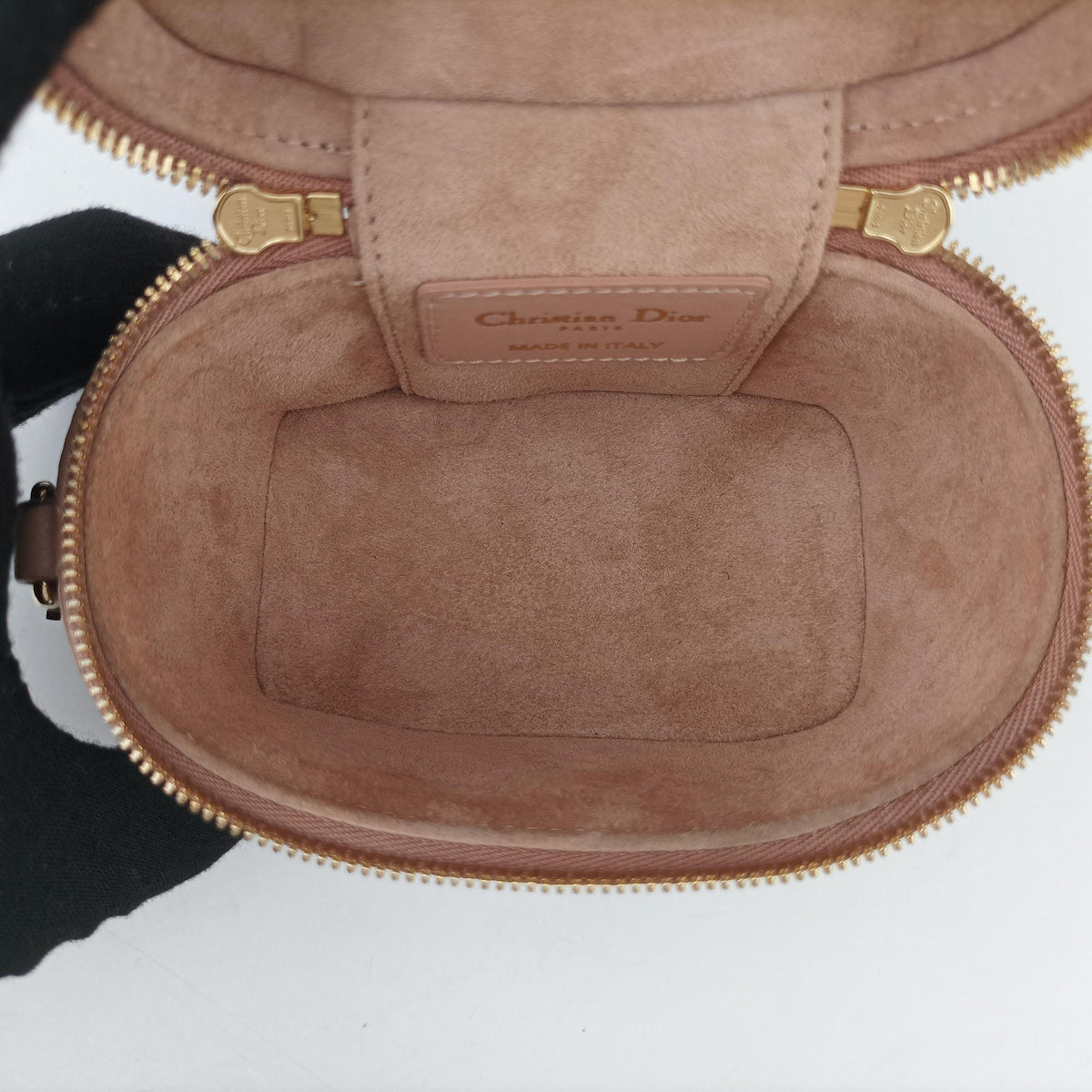 Pre-owned Christian Dior Lady Dior micro vanity Pink lambskin  shoulderbag | stylenewstar