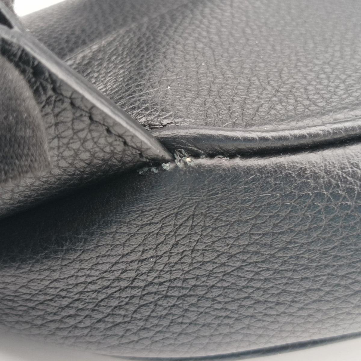 Pre-owned Christian Dior Saddle Black Leather  crossbodybag | stylenewstar
