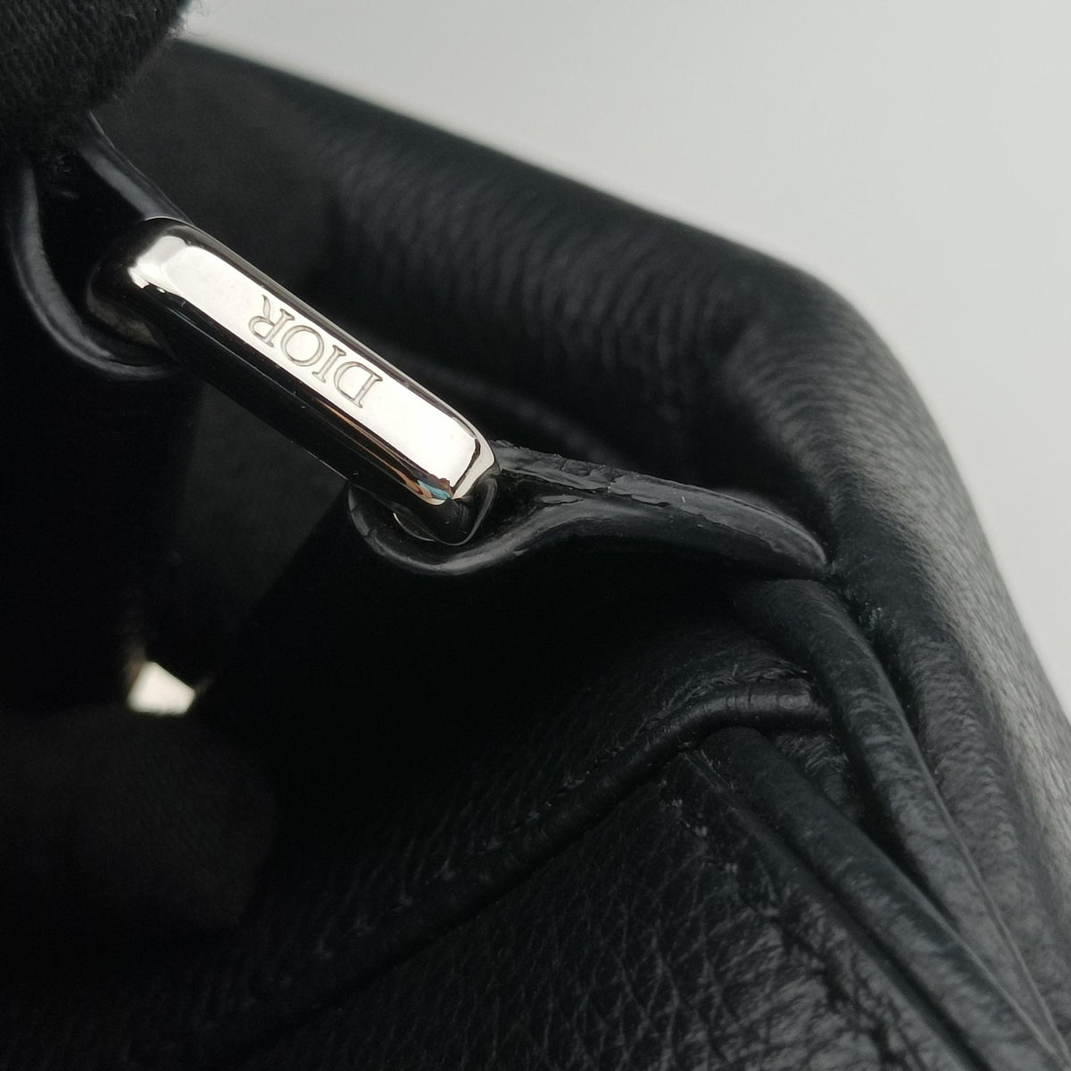 Pre-owned Christian Dior Saddle Black Leather  crossbodybag | stylenewstar