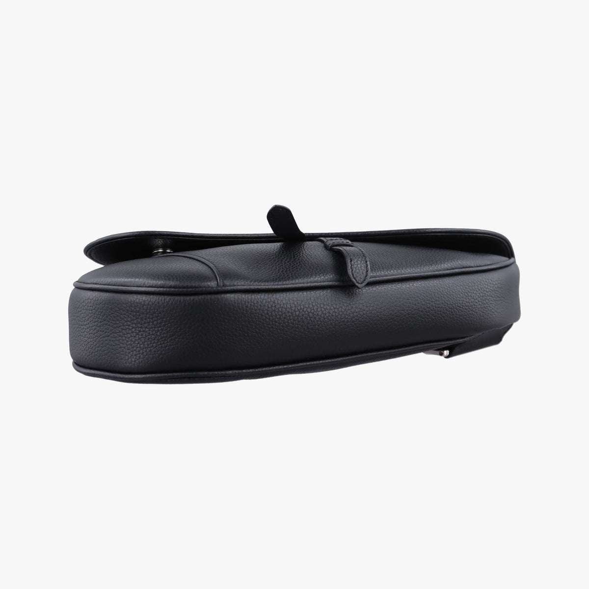Pre-owned Christian Dior Saddle Black Leather  crossbodybag | stylenewstar