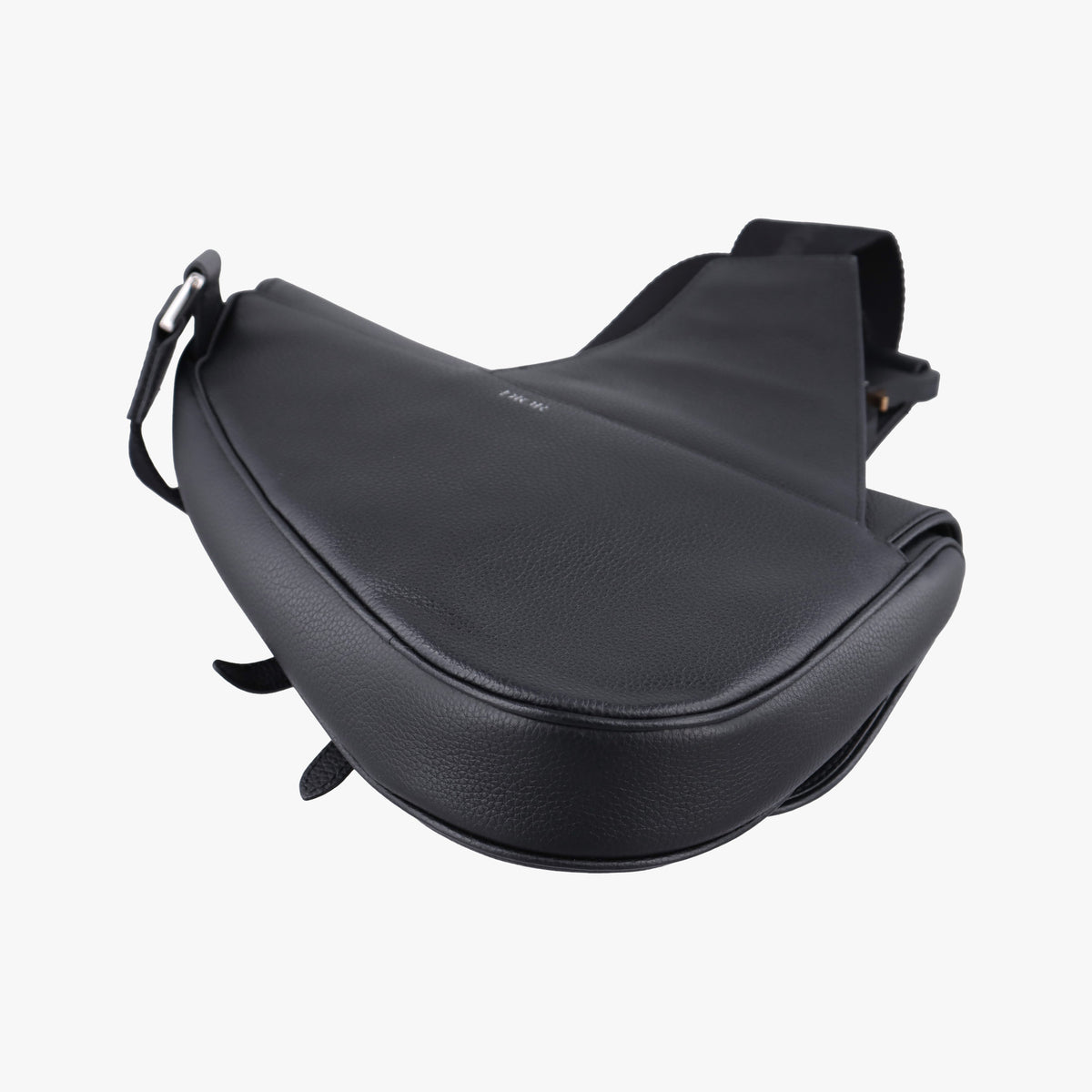 Pre-owned Christian Dior Saddle Black Leather  crossbodybag | stylenewstar
