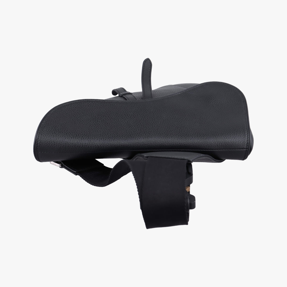 Pre-owned Christian Dior Saddle Black Leather  crossbodybag | stylenewstar