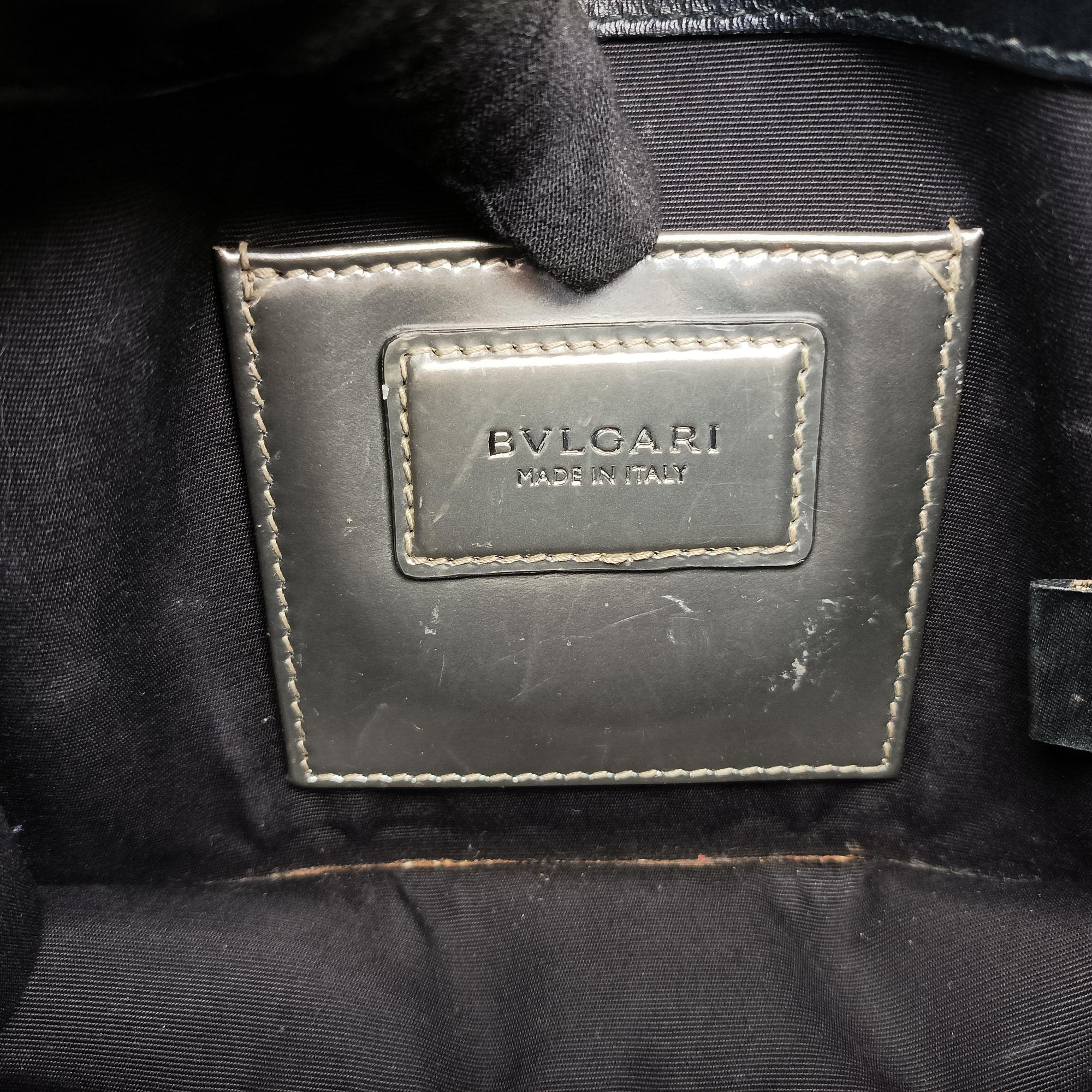 Secondhand Bvlgari SERPENTI FOREVER Silver Patent Leather  shoulderbag | stylenewstar