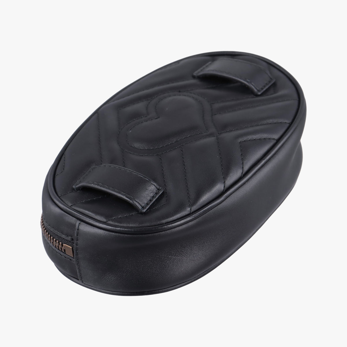 Secondhand Gucci GG Marmont Black Leather 476434 bum bag/waist bag | stylenewstar