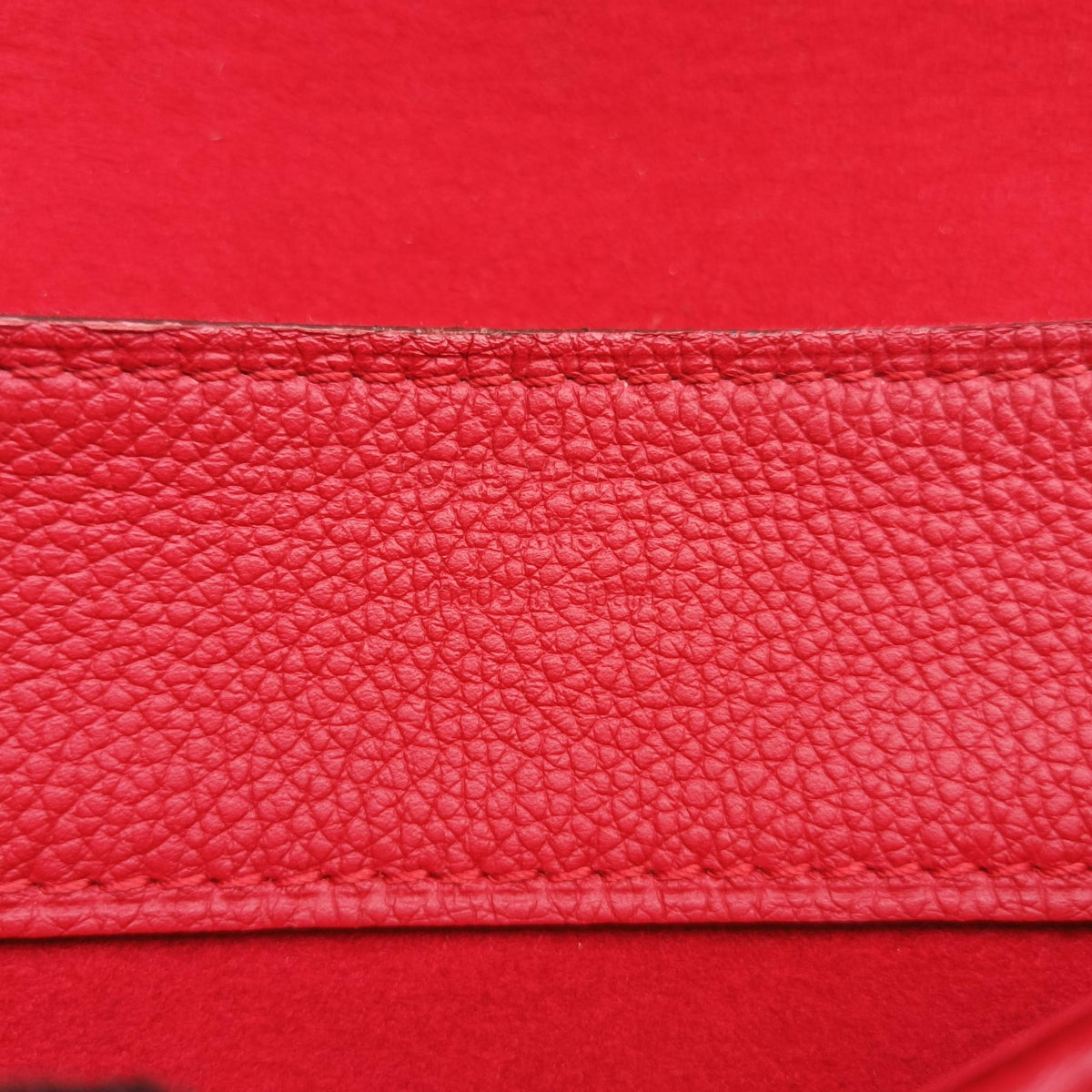 Pre-owned Louis Vuitton PALLAS Chain Brown×CERISE Monogram Canvas×calf leather M41201 shoulderbag | stylenewstar