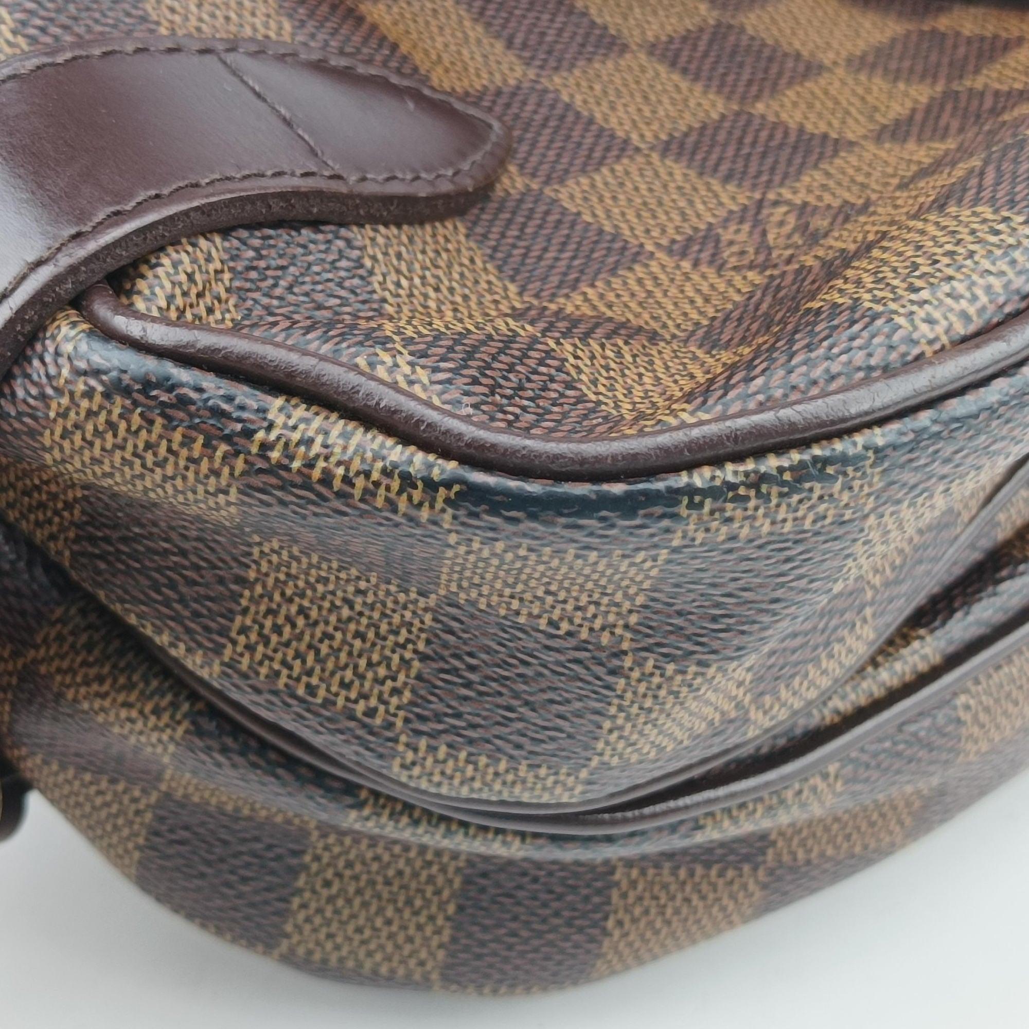 Pre-owned Louis Vuitton HIGHBURY EBENE Damier Canvas N51200 handbag | stylenewstar