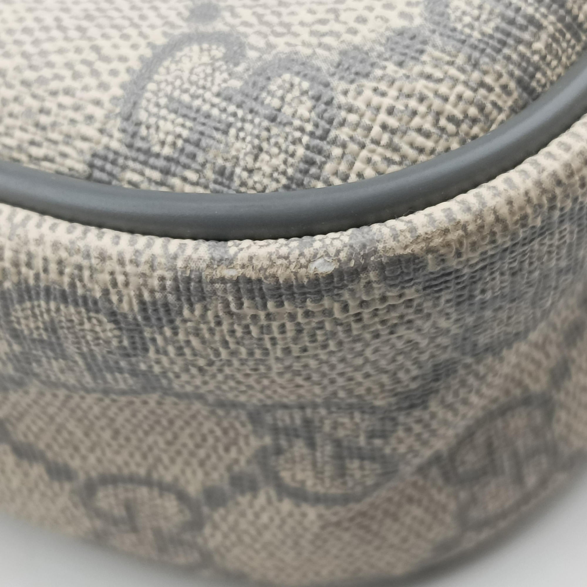 Pre-owned Gucci GG Supreme Beige×Gary PVC coated canvas×Leather 322287 handbag | stylenewstar