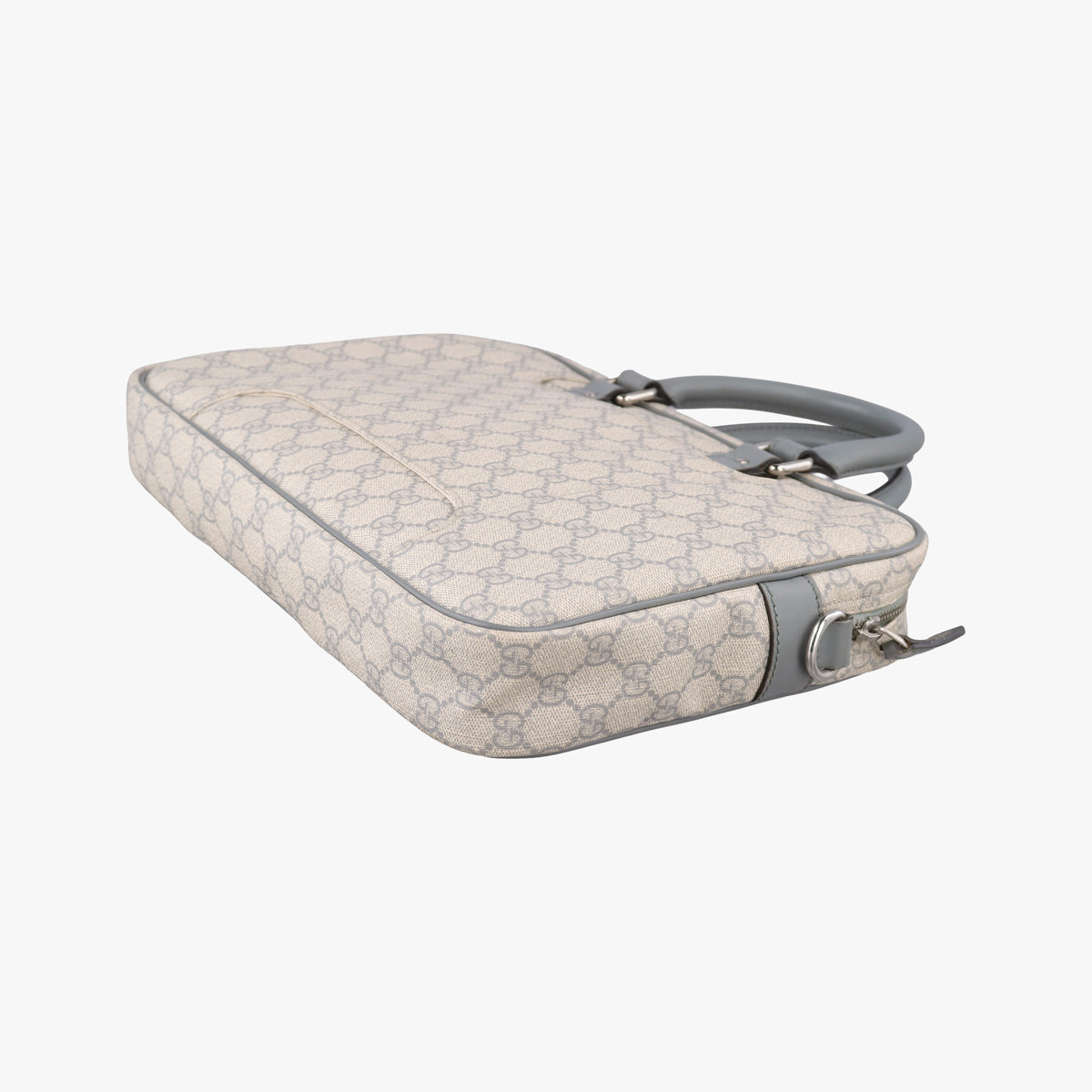 Pre-owned Gucci GG Supreme Beige×Gary PVC coated canvas×Leather 322287 handbag | stylenewstar