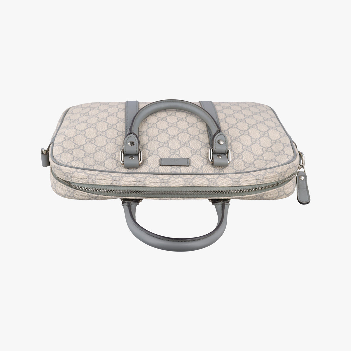 Pre-owned Gucci GG Supreme Beige×Gary PVC coated canvas×Leather 322287 handbag | stylenewstar
