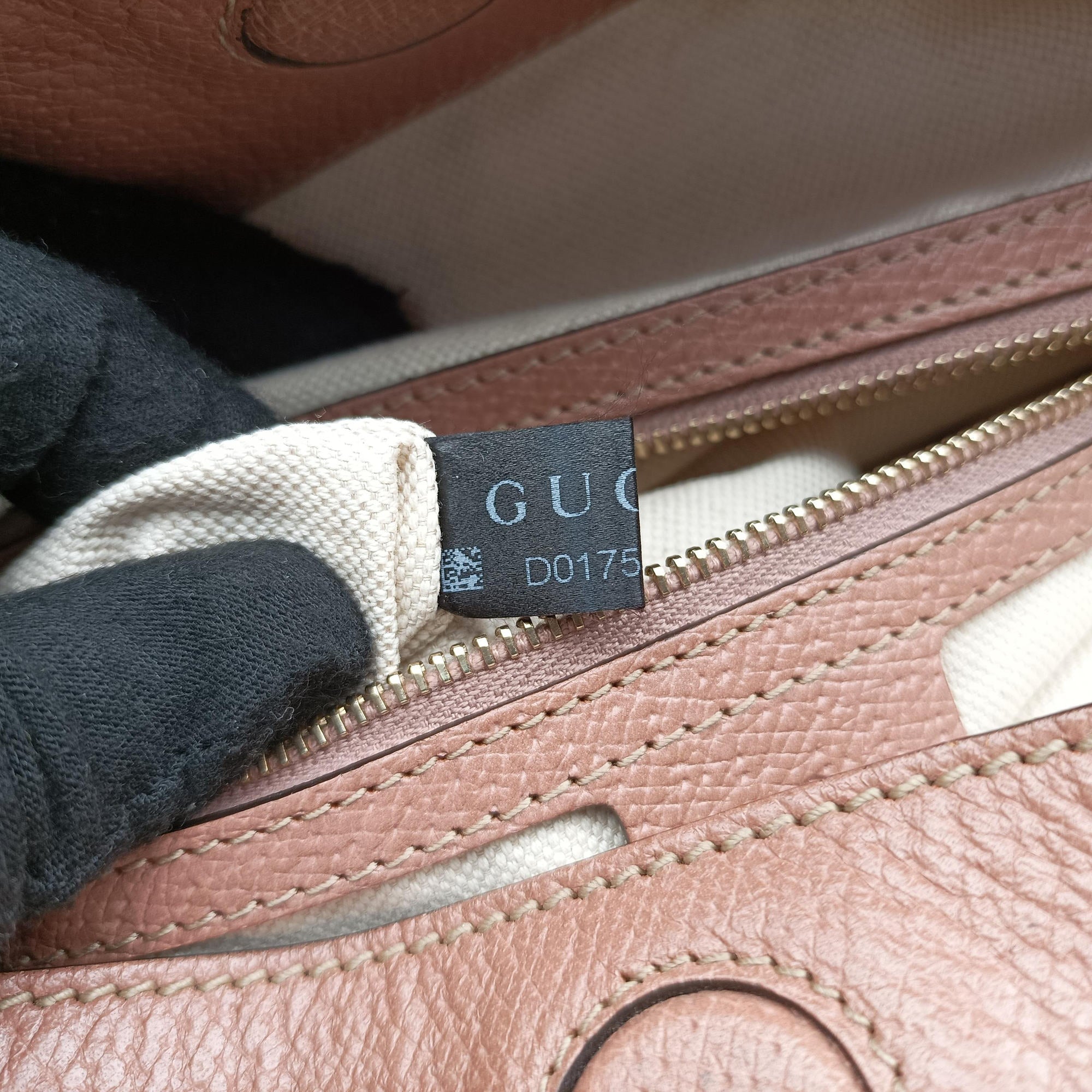 Vintage Gucci Guccissima Bree khaki×pink Canvas×Leather 353120 handbag | stylenewstar