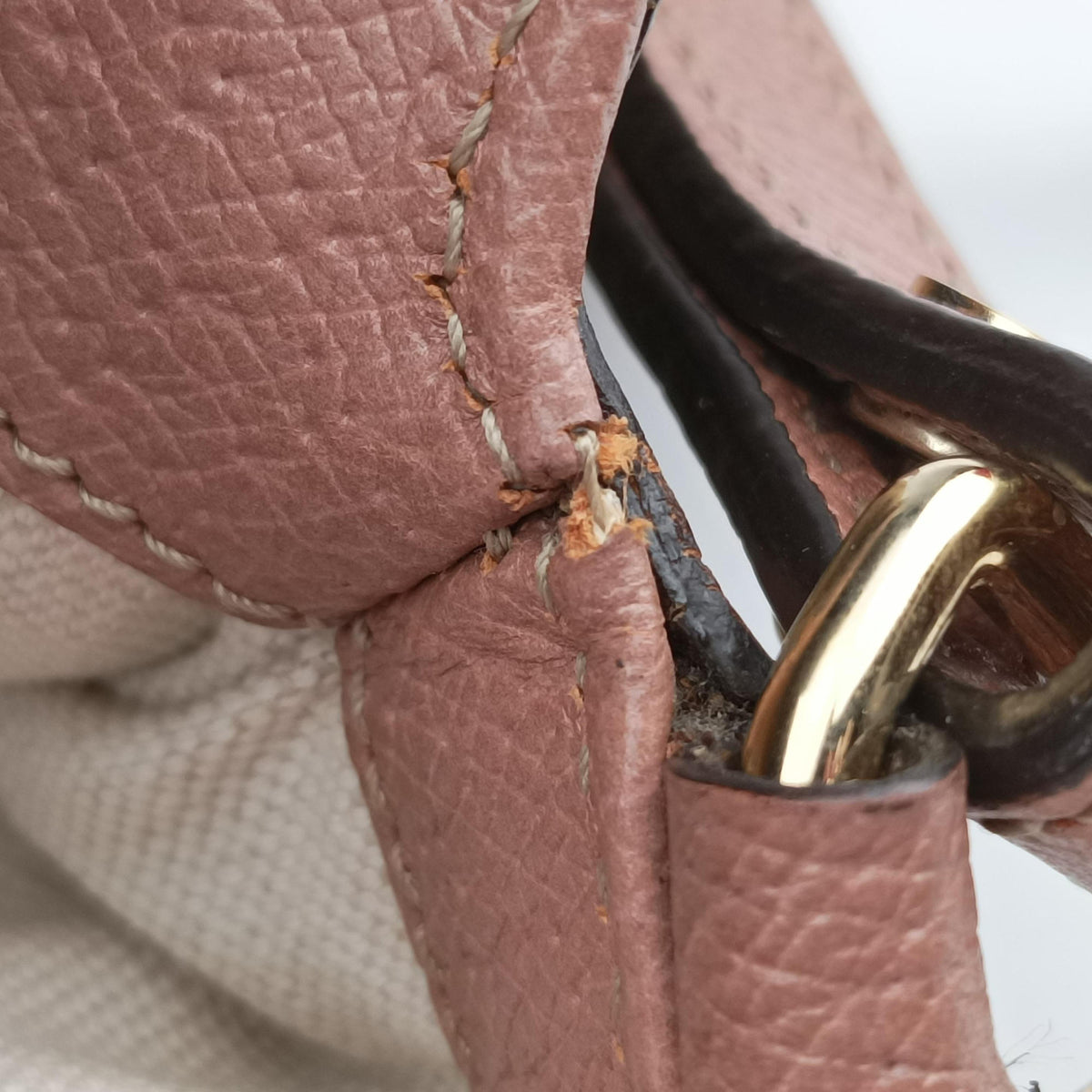 Vintage Gucci Guccissima Bree khaki×pink Canvas×Leather 353120 handbag | stylenewstar