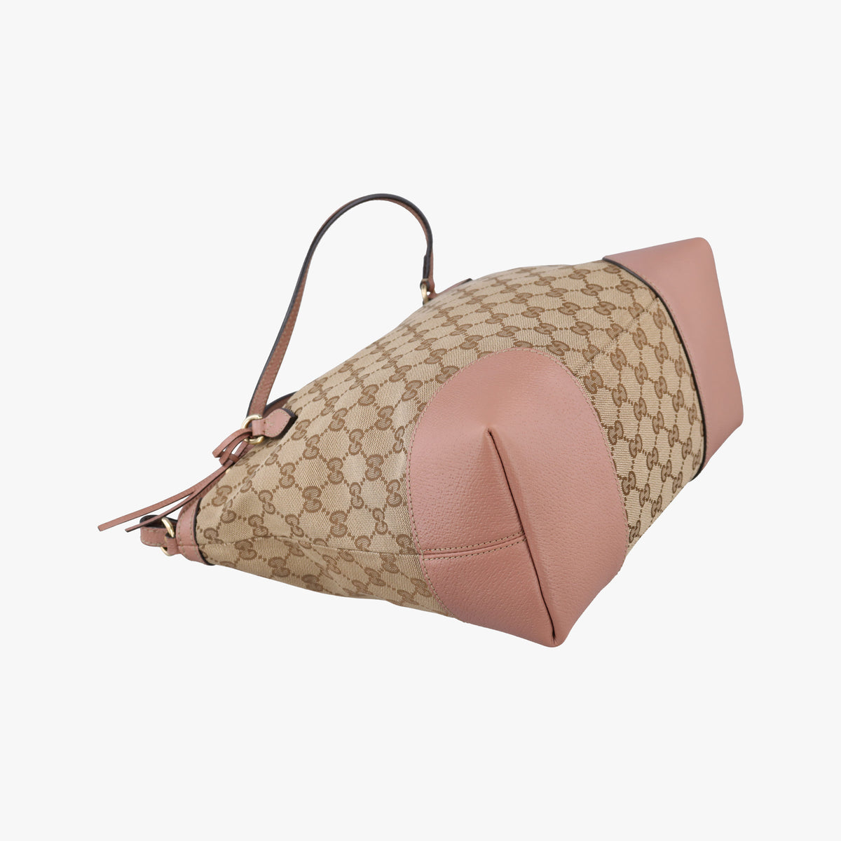 Vintage Gucci Guccissima Bree khaki×pink Canvas×Leather 353120 handbag | stylenewstar