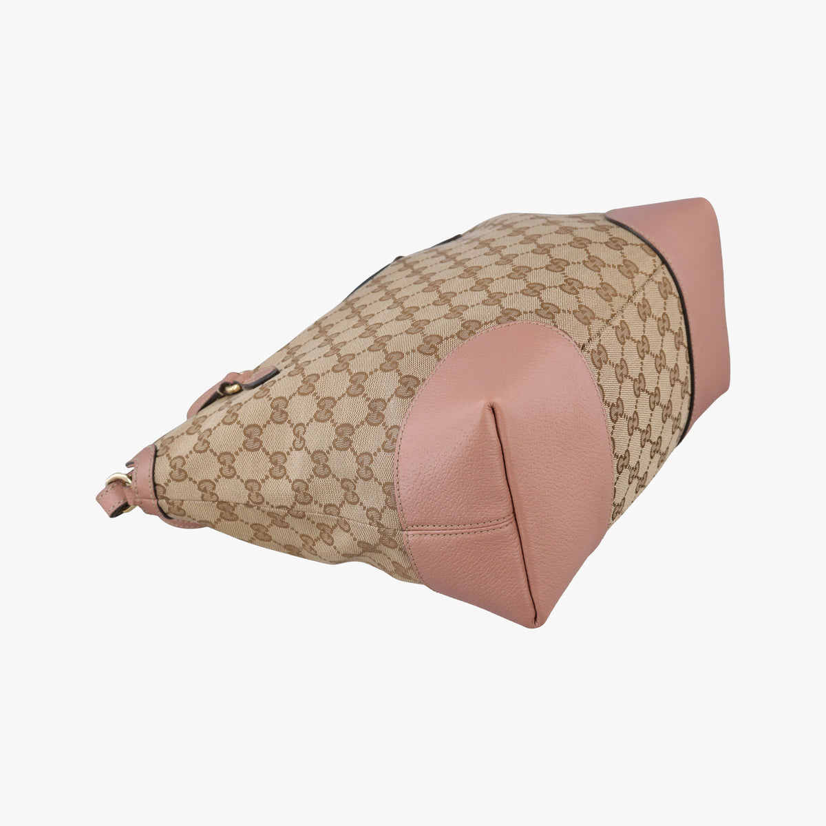 Vintage Gucci Guccissima Bree khaki×pink Canvas×Leather 353120 handbag | stylenewstar