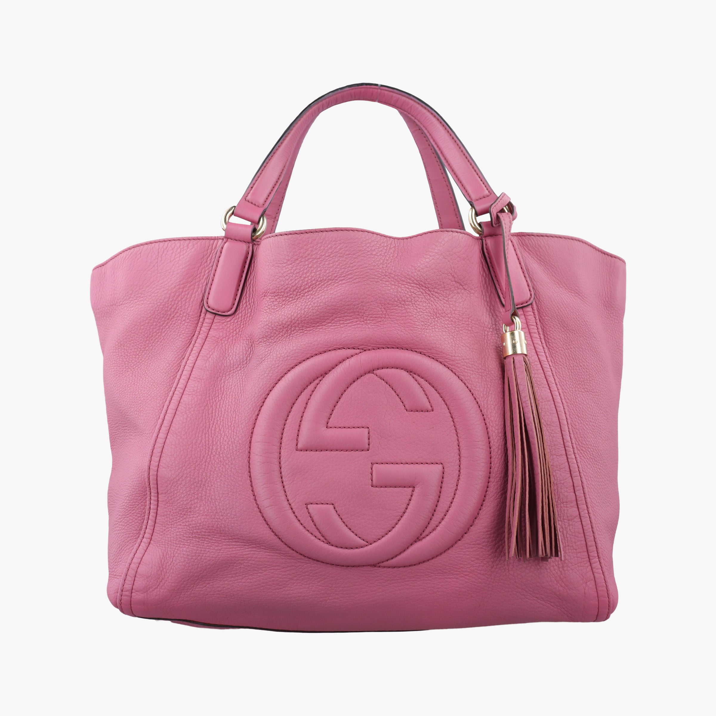 Secondhand Gucci Soho Pink Leather 282309 handbag | stylenewstar