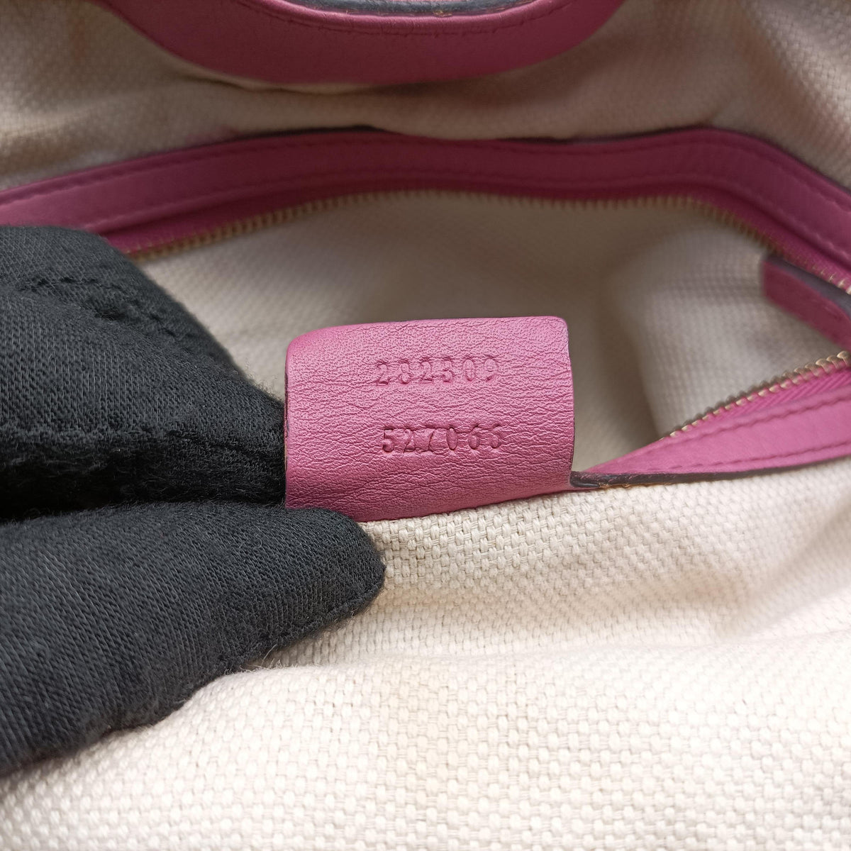 Secondhand Gucci Soho Pink Leather 282309 handbag | stylenewstar