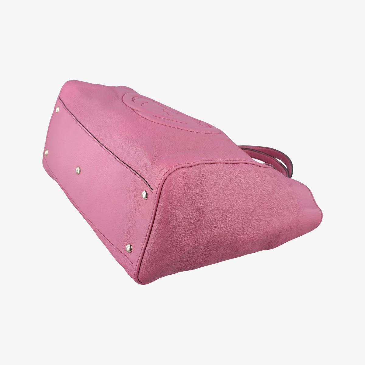 Pre-owned Gucci Soho Pink Leather 282309 handbag | stylenewstar