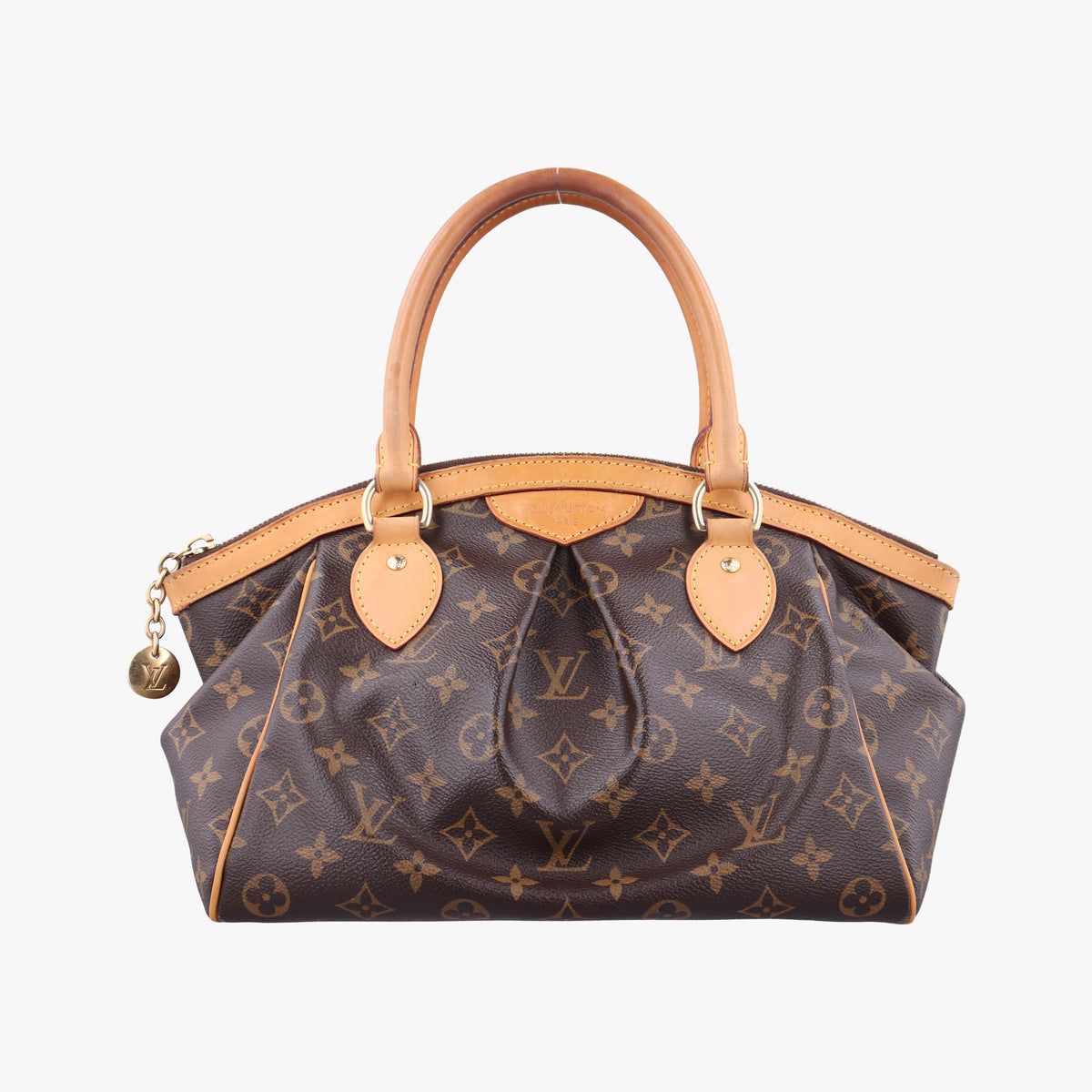 Pre-owned Louis Vuitton TIVOLI PM brown Monogram Canvas M40143 handbag | stylenewstar