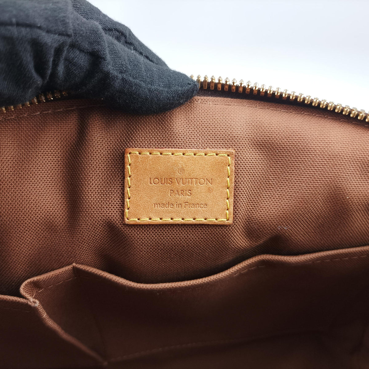 Pre-owned Louis Vuitton TIVOLI PM brown Monogram Canvas M40143 handbag | stylenewstar
