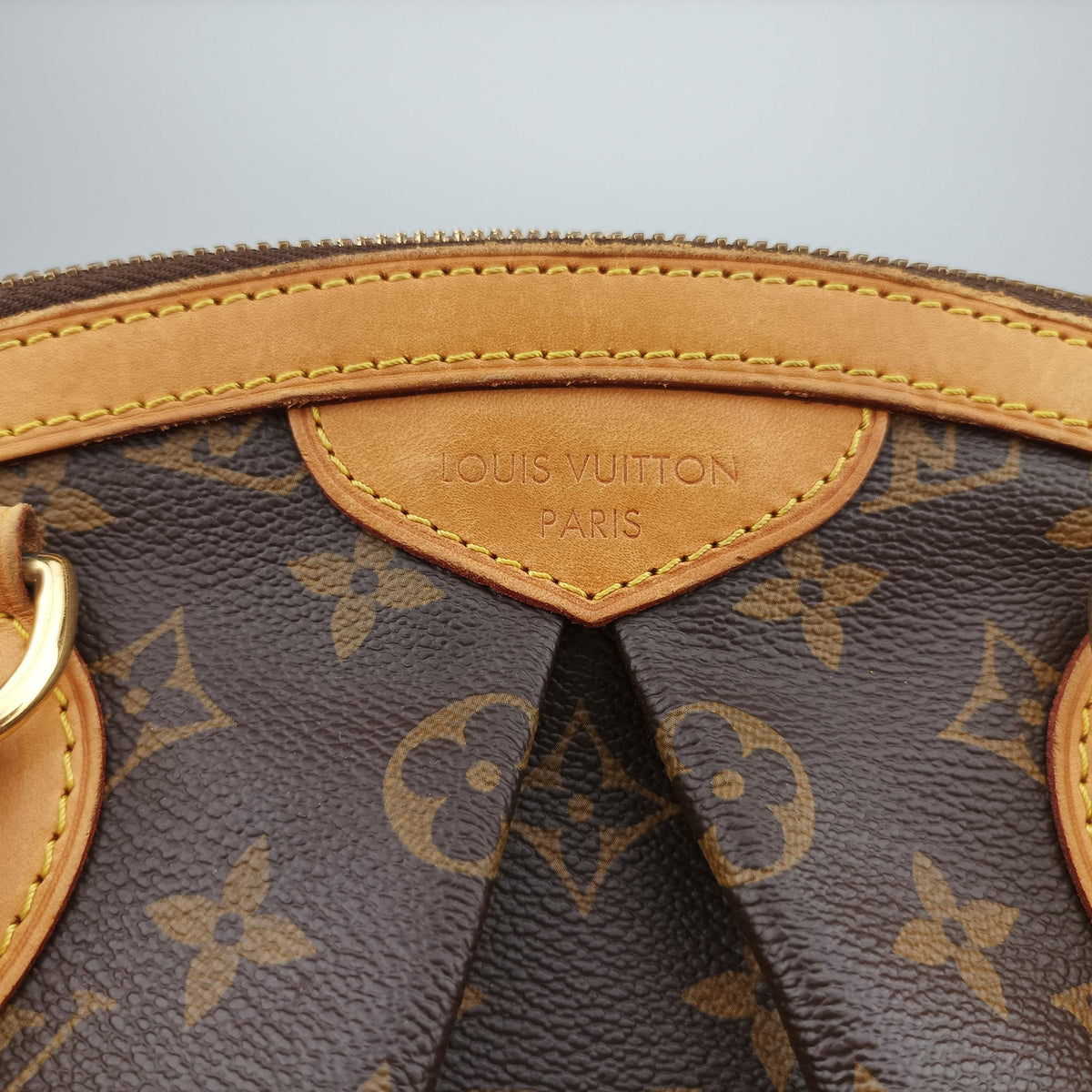 Pre-owned Louis Vuitton TIVOLI PM brown Monogram Canvas M40143 handbag | stylenewstar