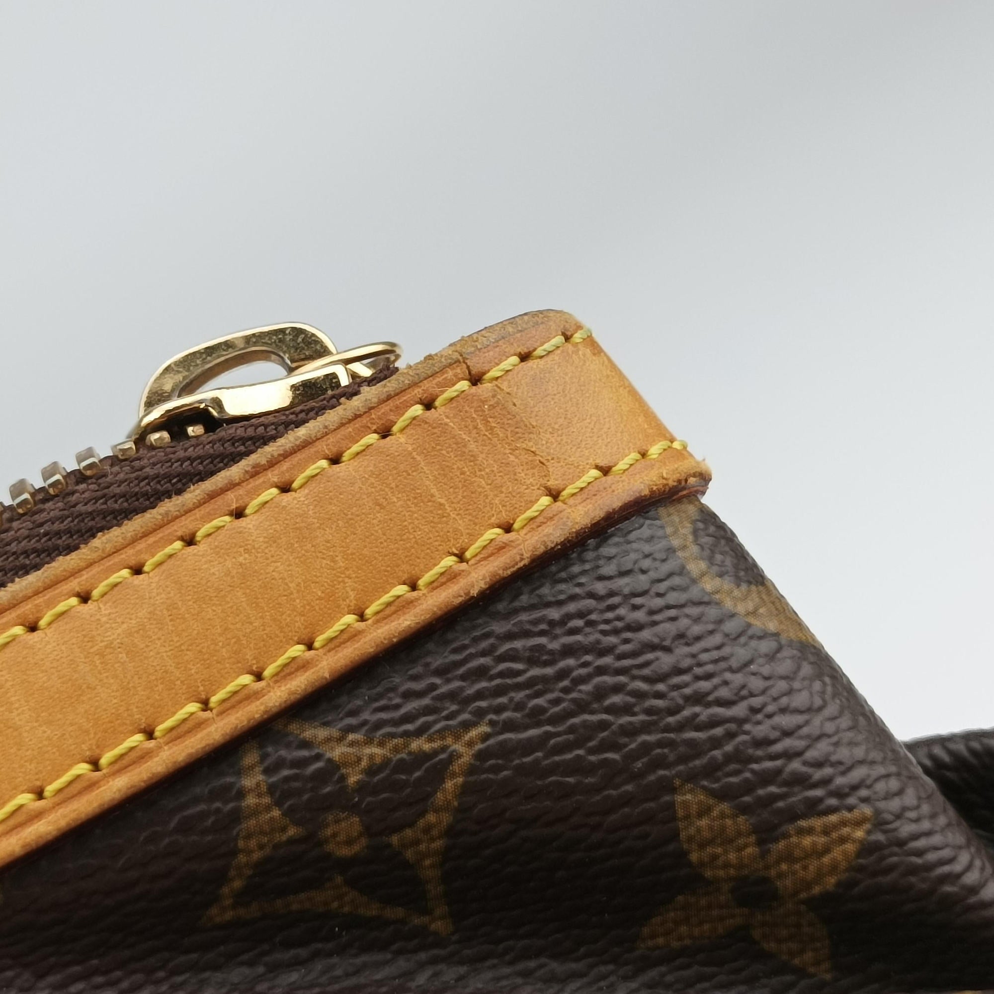 Pre-owned Louis Vuitton TIVOLI PM brown Monogram Canvas M40143 handbag | stylenewstar