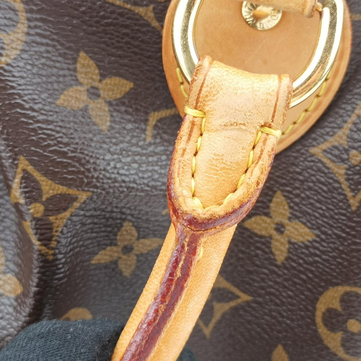 Pre-owned Louis Vuitton TIVOLI PM brown Monogram Canvas M40143 handbag | stylenewstar