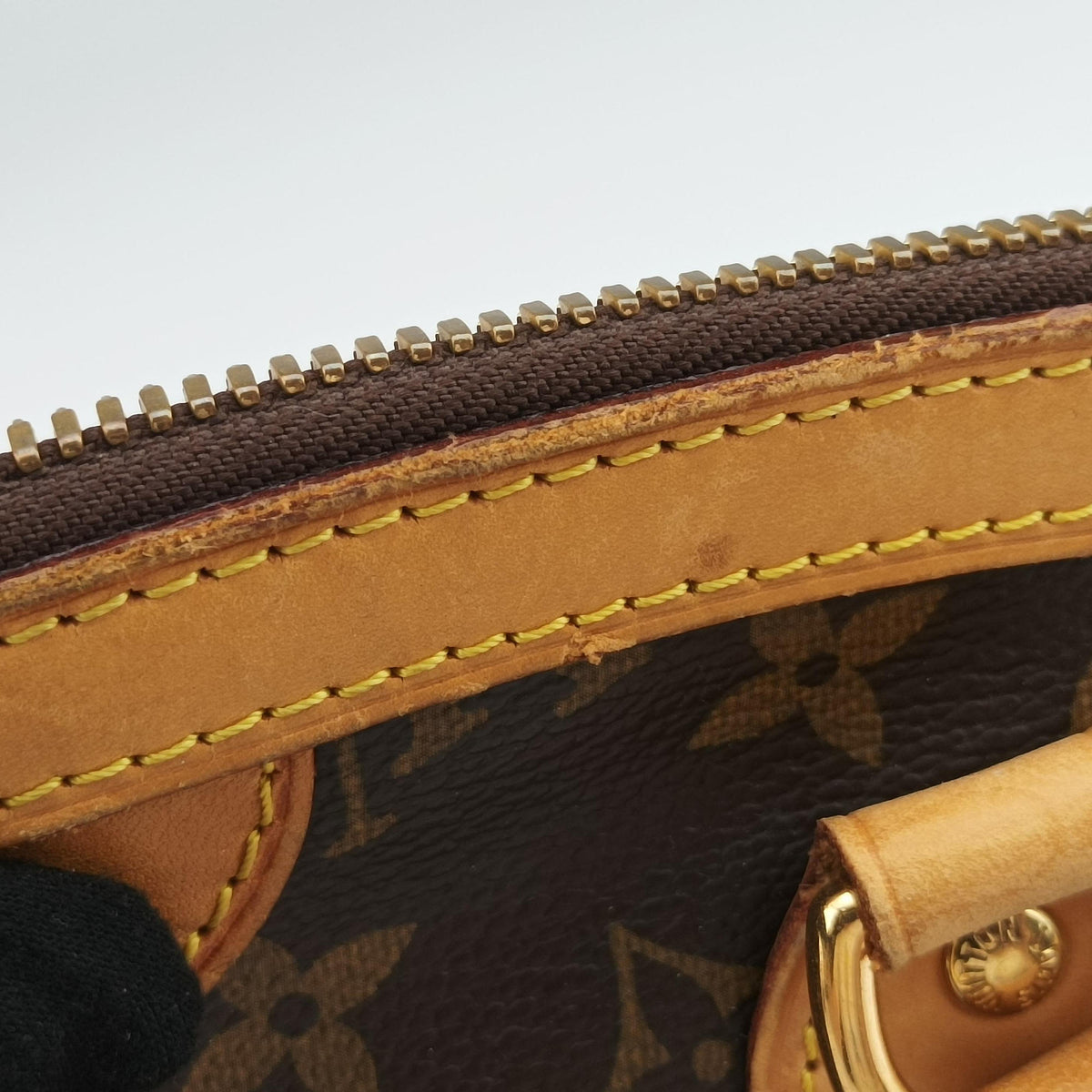 Pre-owned Louis Vuitton TIVOLI PM brown Monogram Canvas M40143 handbag | stylenewstar