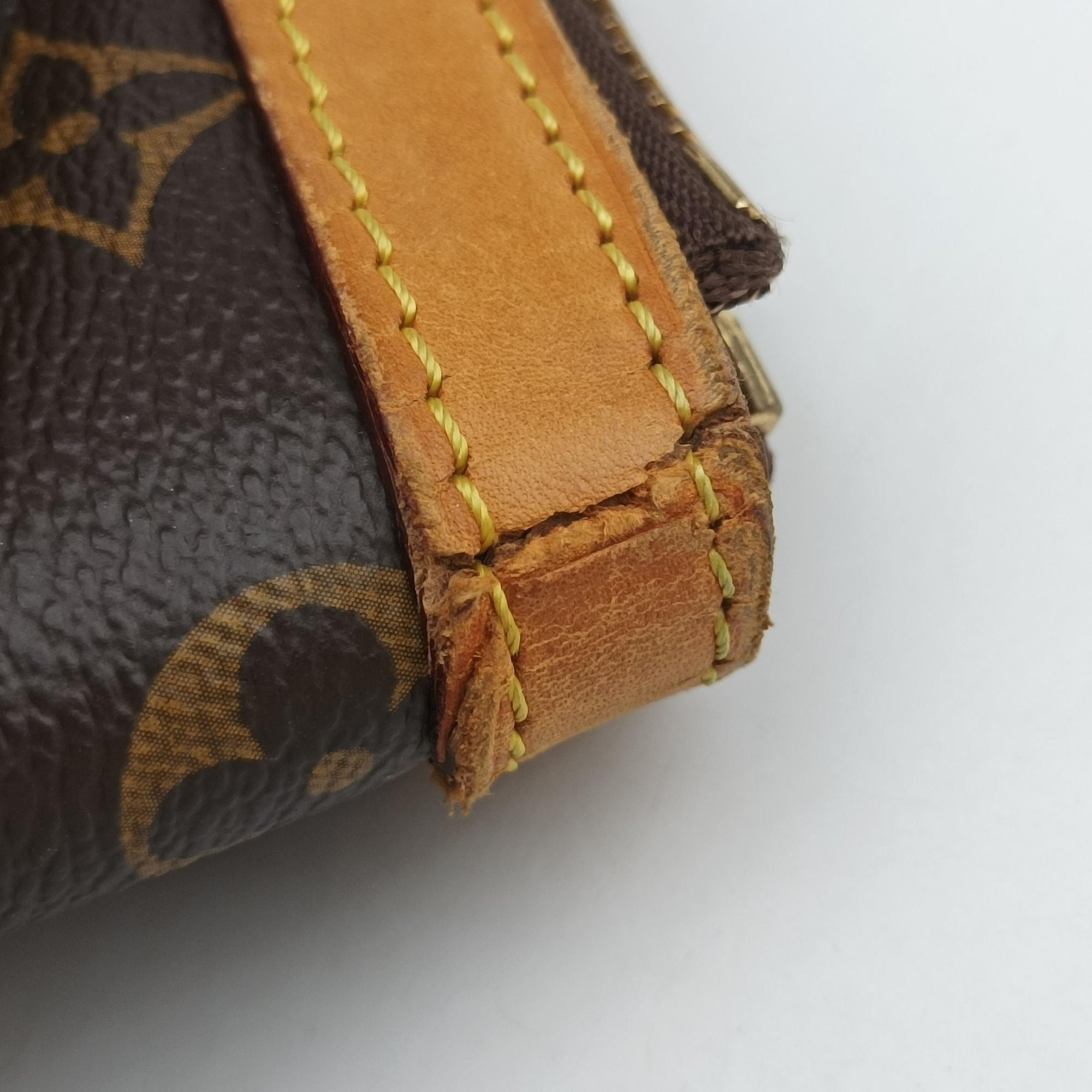 Pre-owned Louis Vuitton TIVOLI PM brown Monogram Canvas M40143 handbag | stylenewstar