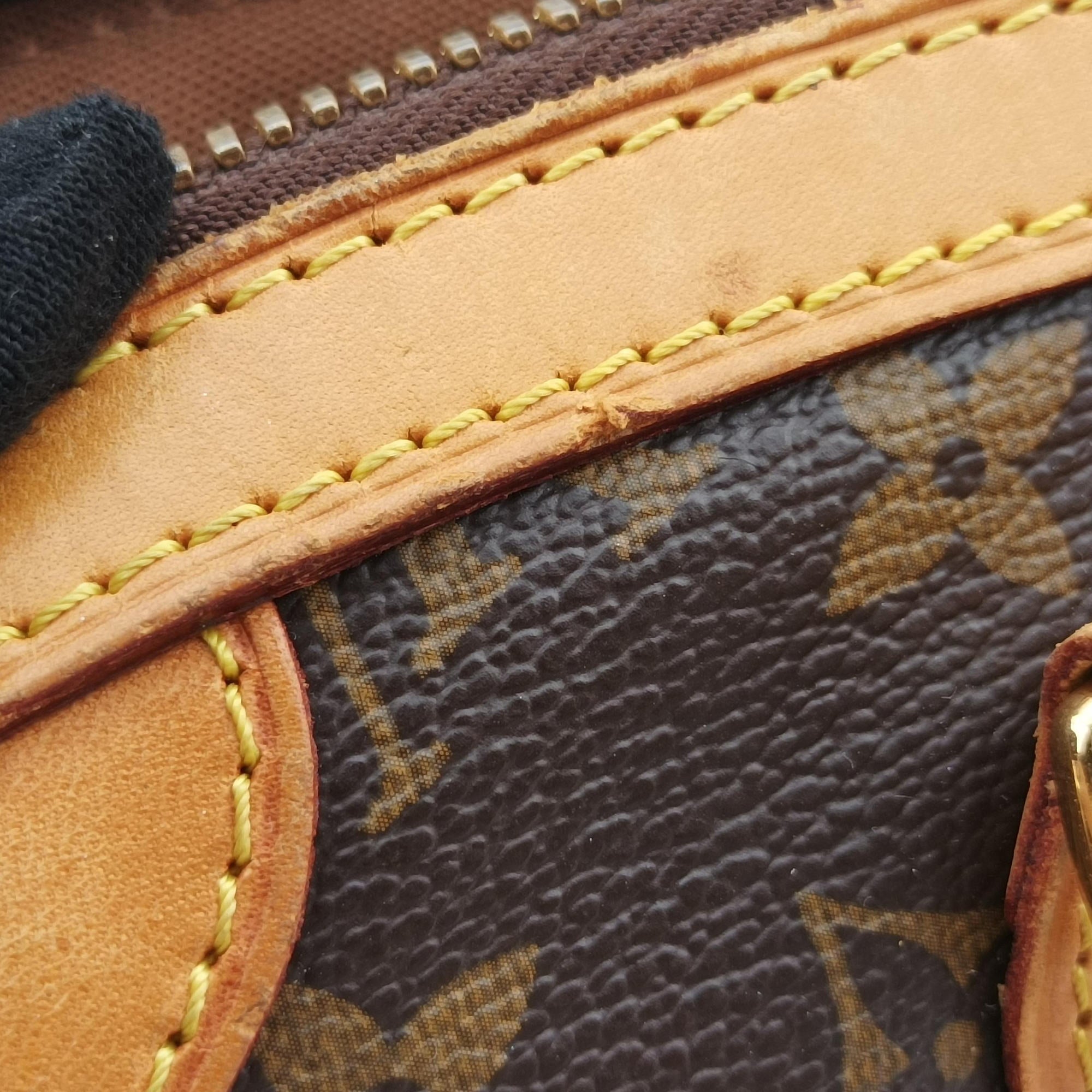 Pre-owned Louis Vuitton TIVOLI PM brown Monogram Canvas M40143 handbag | stylenewstar