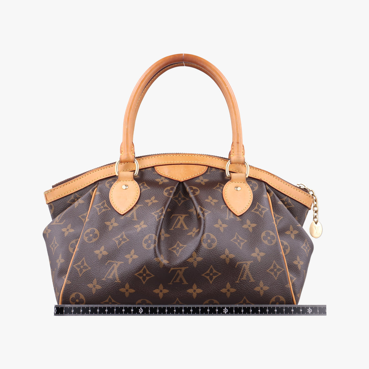 Pre-owned Louis Vuitton TIVOLI PM brown Monogram Canvas M40143 handbag | stylenewstar