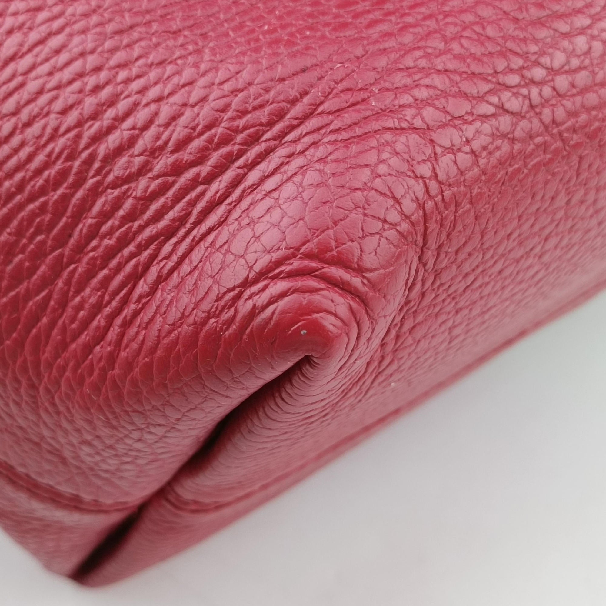 Vintage Gucci Guccissima Bree beige×red Canvas×Leather 449243 handbag | stylenewstar