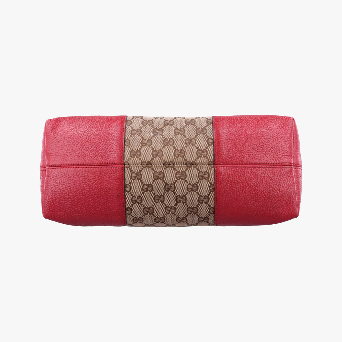 Vintage Gucci Guccissima Bree beige×red Canvas×Leather 449243 handbag | stylenewstar