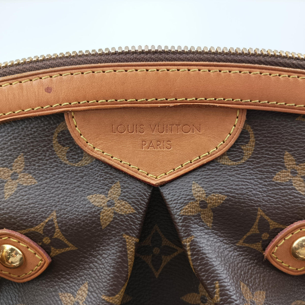 Secondhand Louis Vuitton TIVOLI GM Brown Monogram Canvas M40144 handbag | stylenewstar