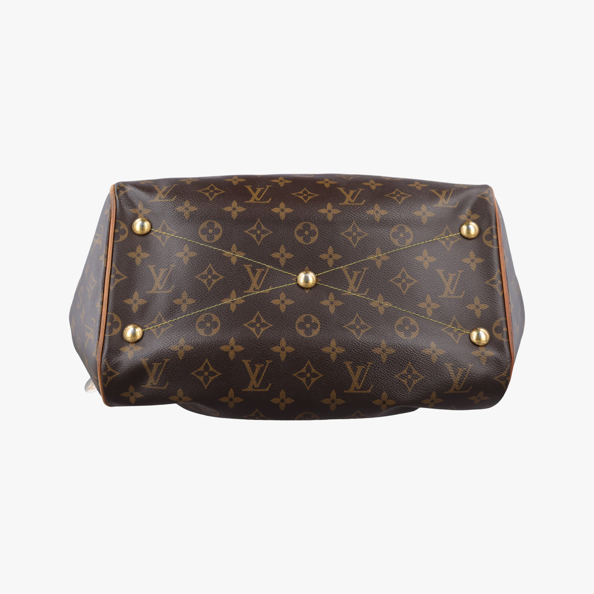 Secondhand Louis Vuitton TIVOLI GM Brown Monogram Canvas M40144 handbag | stylenewstar