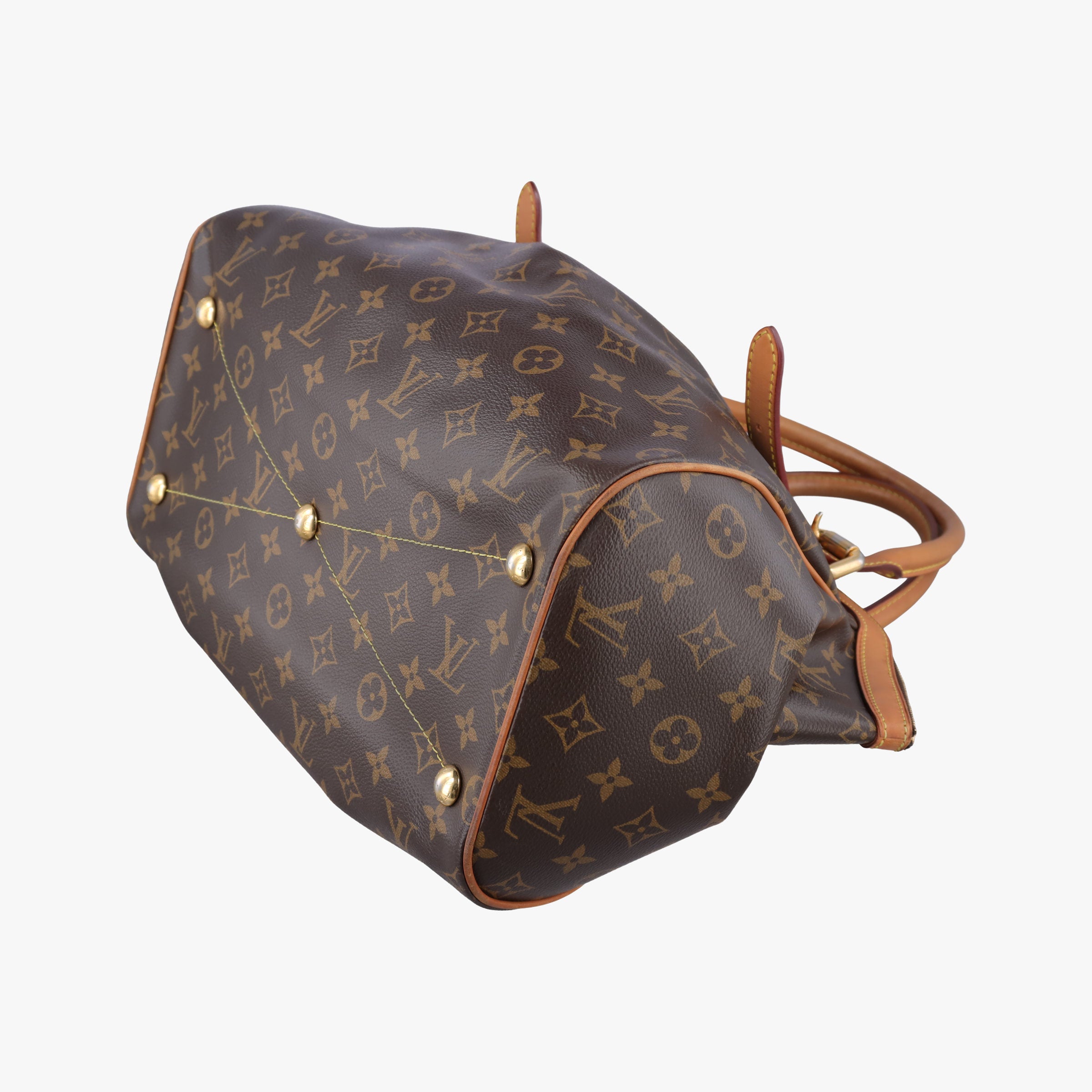 Secondhand Louis Vuitton TIVOLI GM Brown Monogram Canvas M40144 handbag | stylenewstar