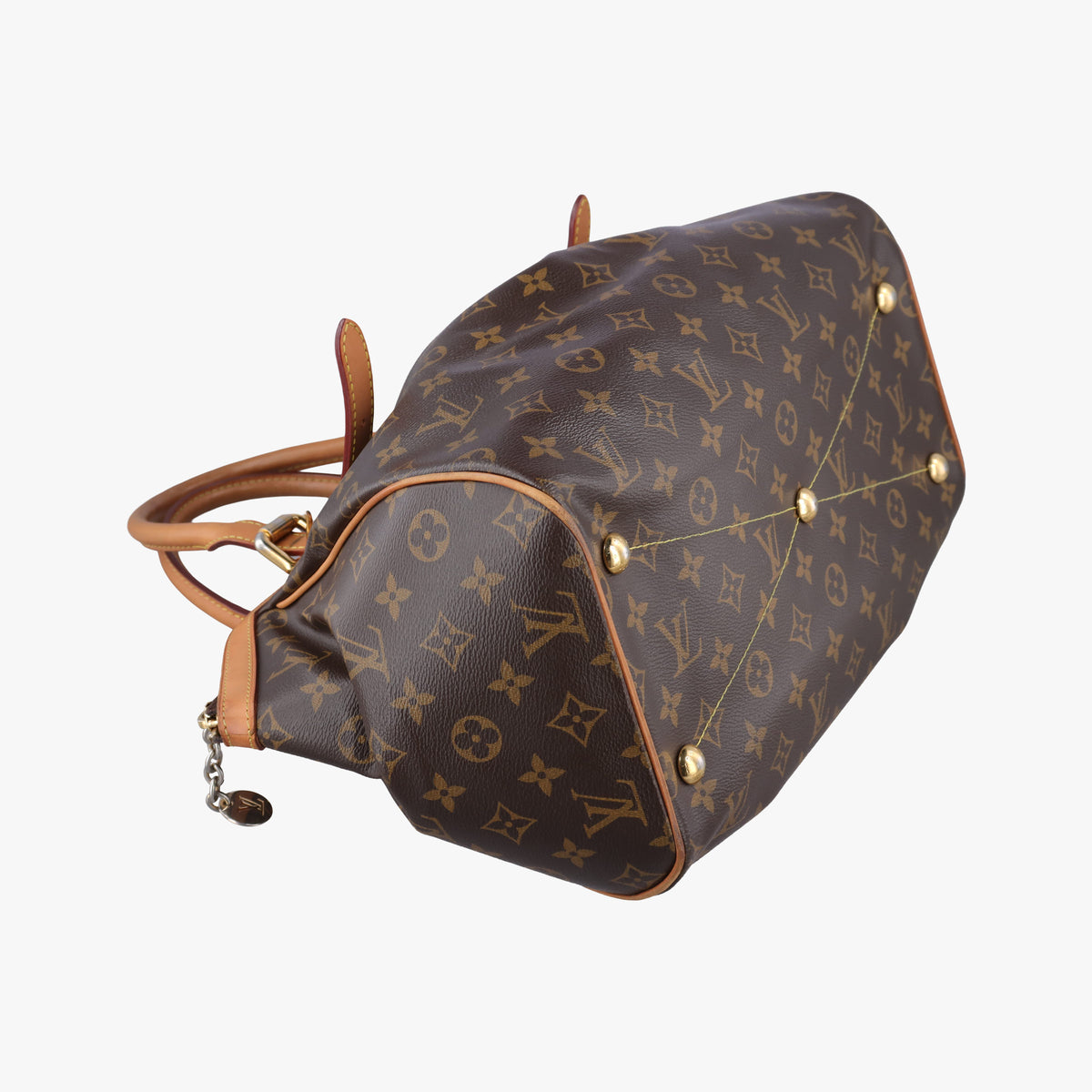 Secondhand Louis Vuitton TIVOLI GM Brown Monogram Canvas M40144 handbag | stylenewstar