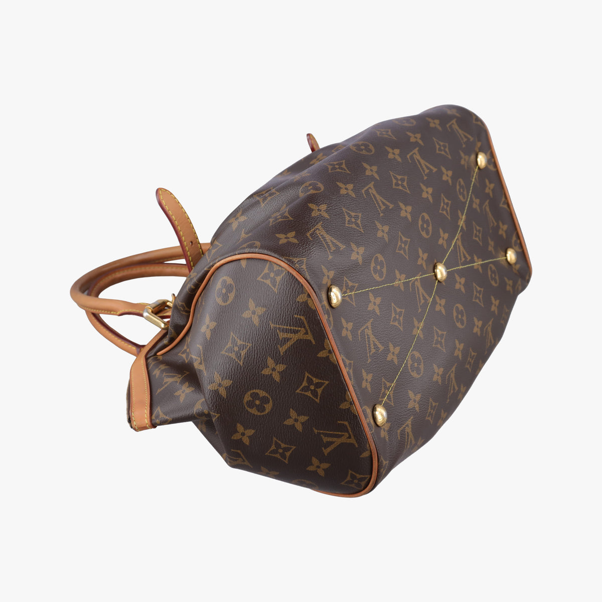 Secondhand Louis Vuitton TIVOLI GM Brown Monogram Canvas M40144 handbag | stylenewstar