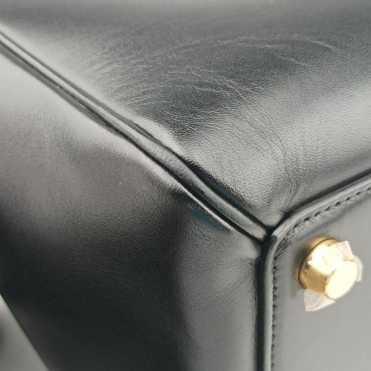 Pre-owned Celine 16 Bag Black Calfskin  shoulderbag | stylenewstar