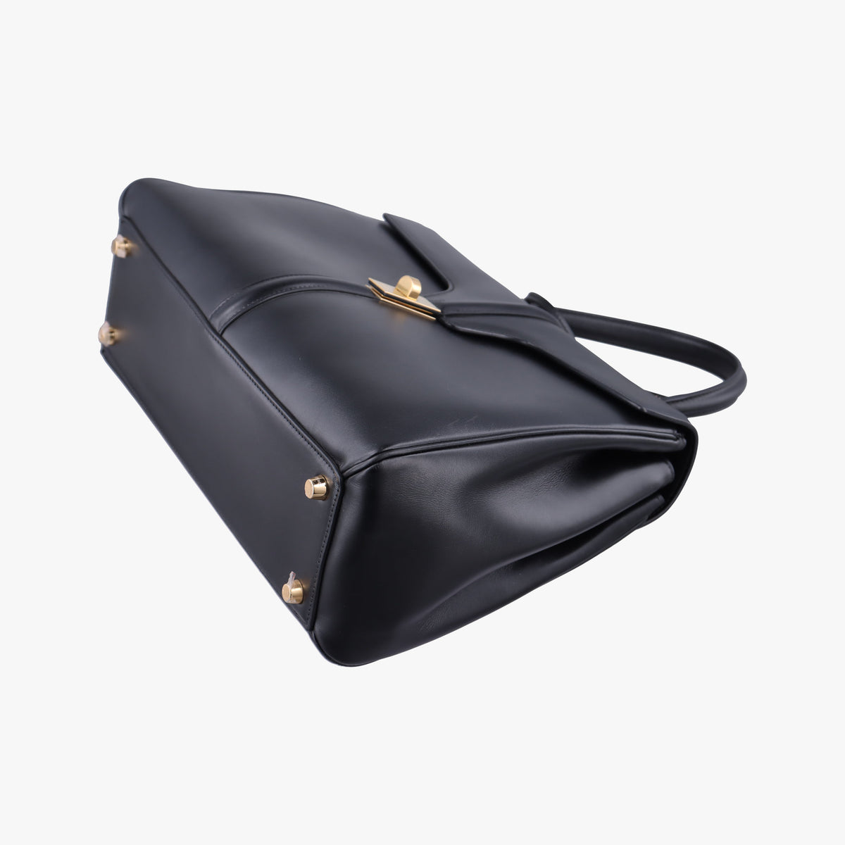 Pre-owned Celine 16 Bag Black Calfskin  shoulderbag | stylenewstar