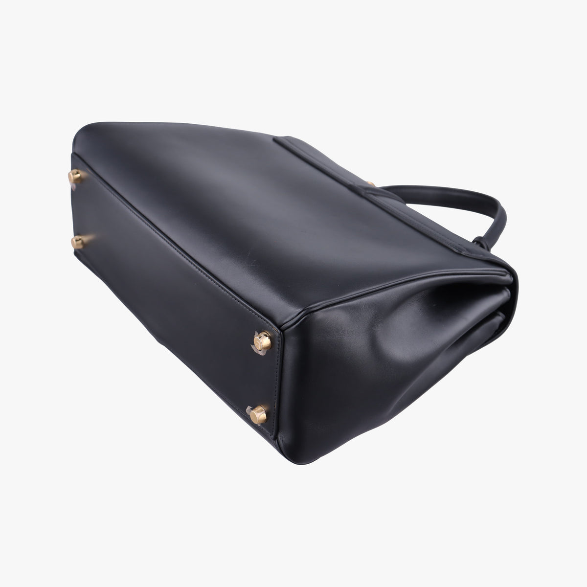 Pre-owned Celine 16 Bag Black Calfskin  shoulderbag | stylenewstar