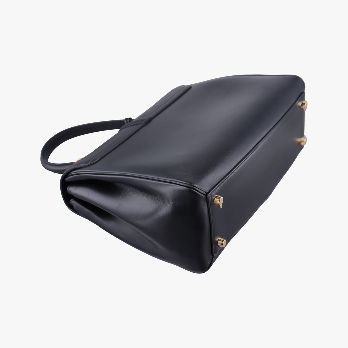 Pre-owned Celine 16 Bag Black Calfskin  shoulderbag | stylenewstar