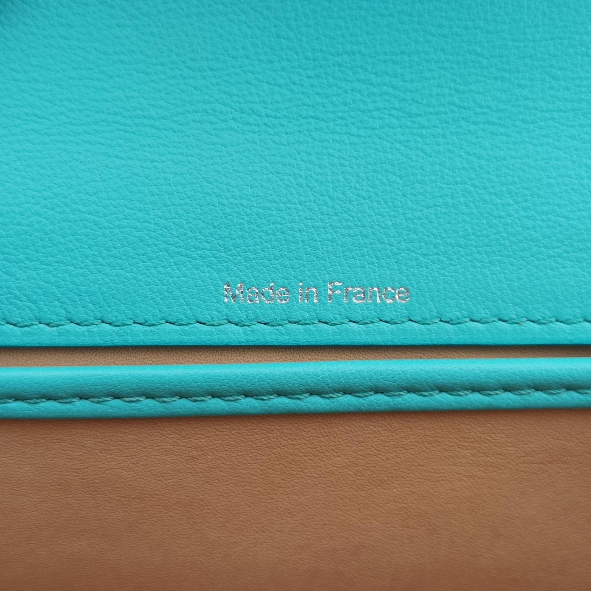 Pre-owned Delvaux Tan pete Blue Leather  shoulderbag | stylenewstar