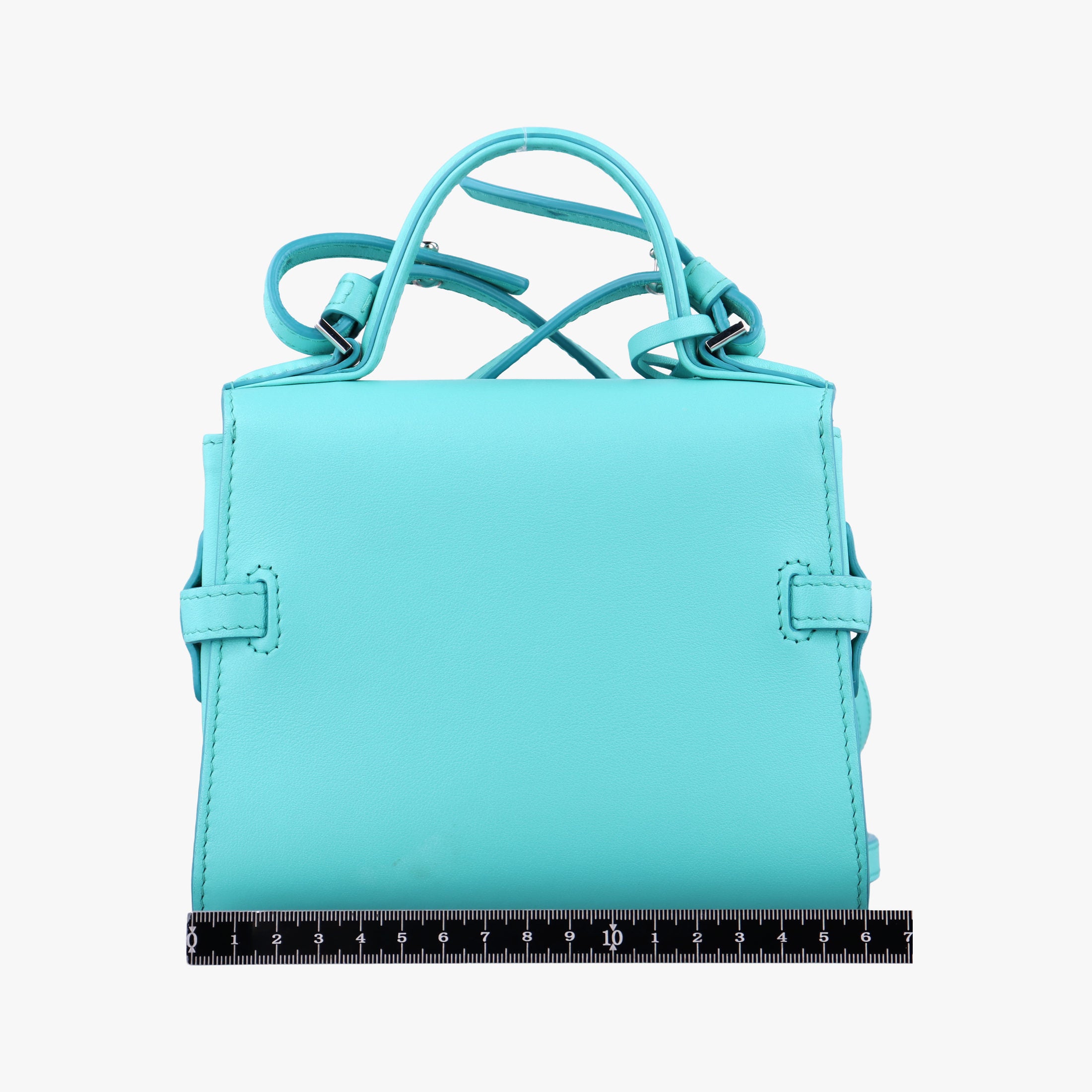Pre-owned Delvaux Tan pete Blue Leather  shoulderbag | stylenewstar
