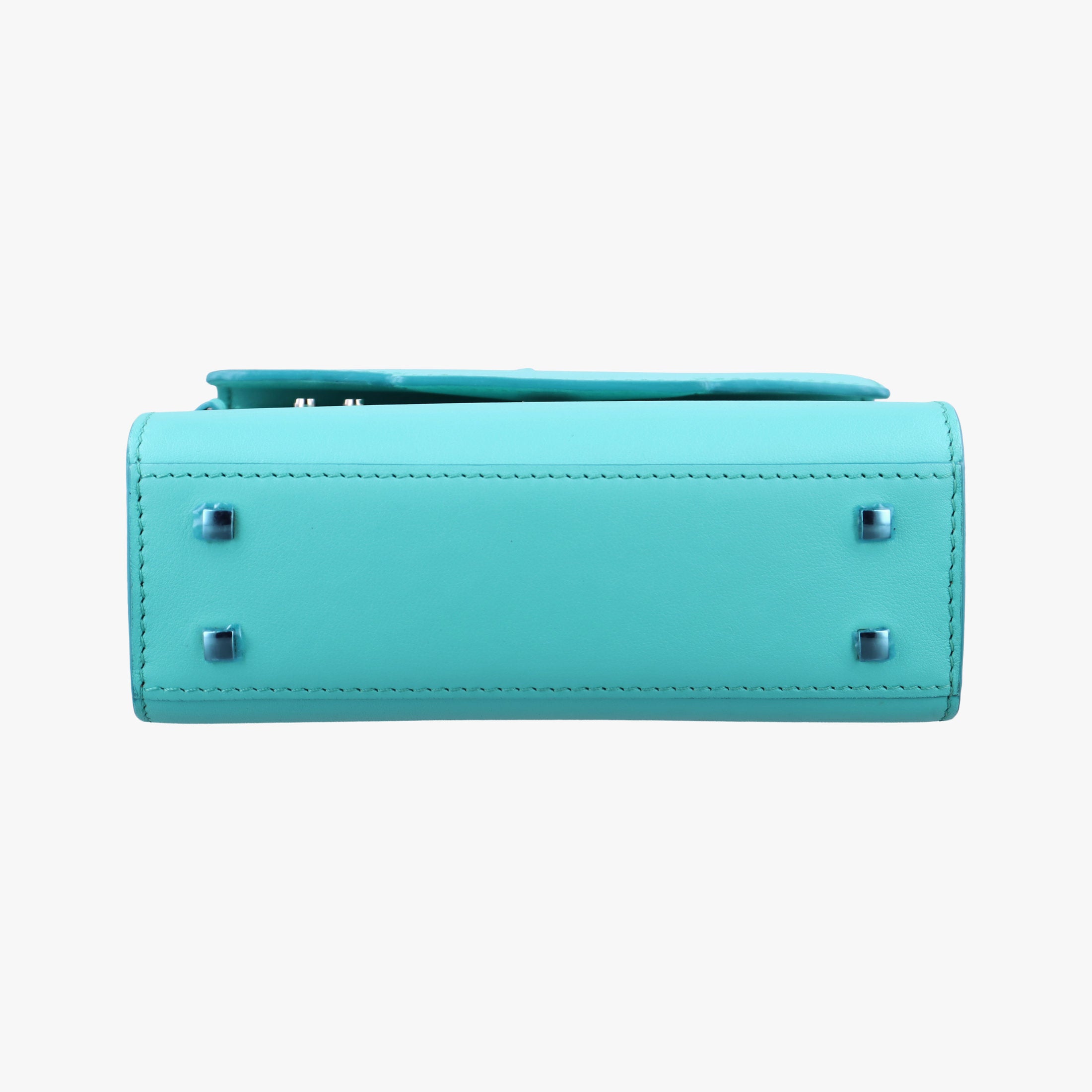 Pre-owned Delvaux Tan pete Blue Leather  shoulderbag | stylenewstar