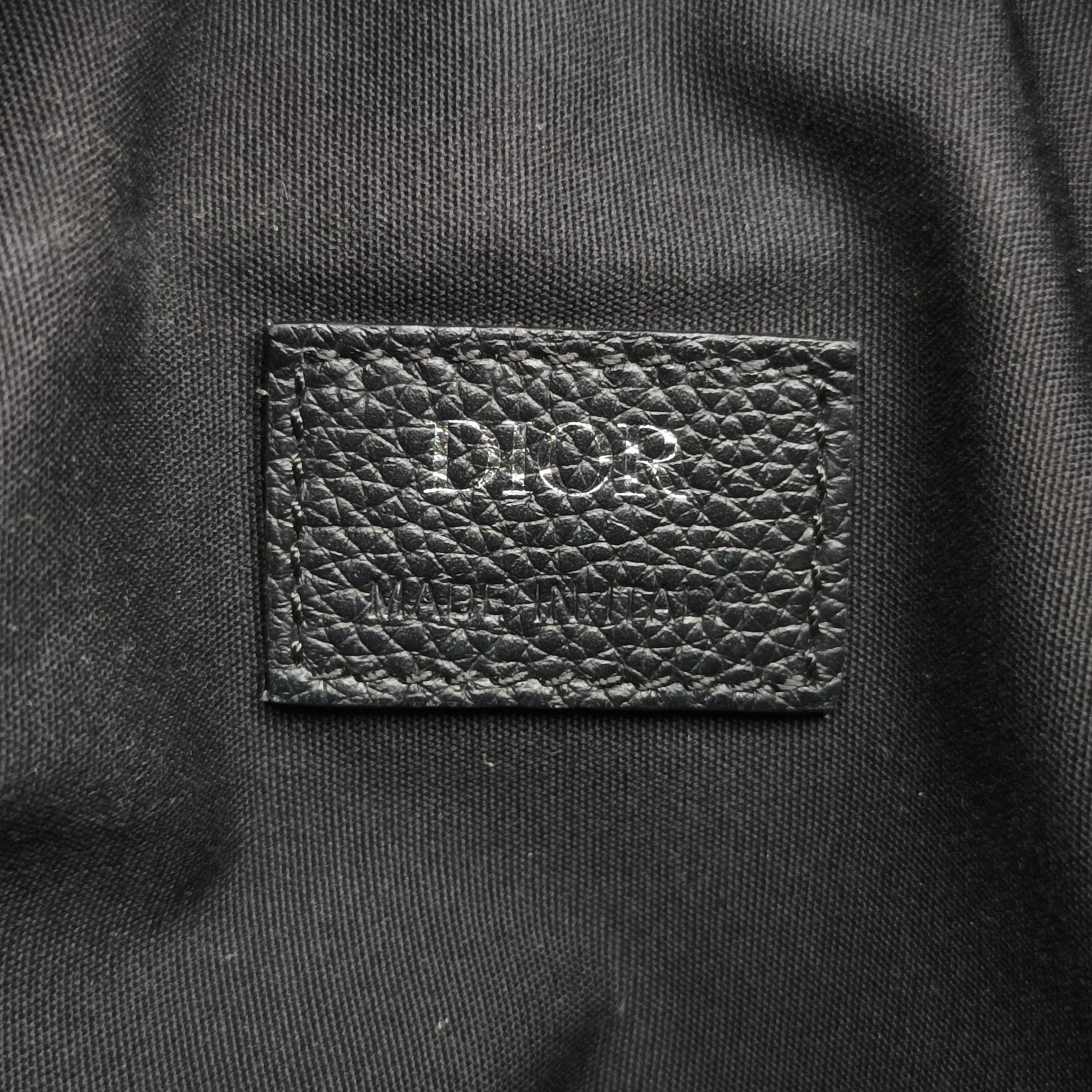 Vintage Christian Dior Saddlebags Gray×Navy Jacquard×Leather  crossbodybag | stylenewstar