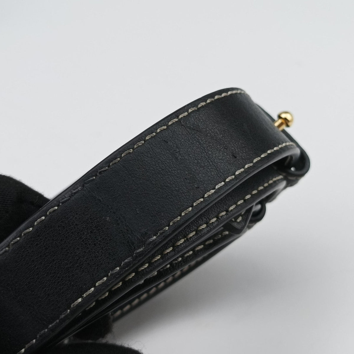 Pre-owned Loewe hammock Black leather  shoulderbag | stylenewstar