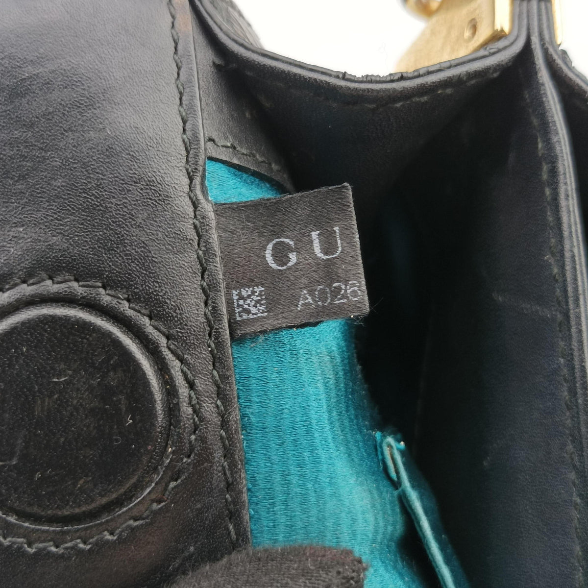 Pre-owned Gucci Ophidia Black Suede×leather 503877 shoulderbag | stylenewstar