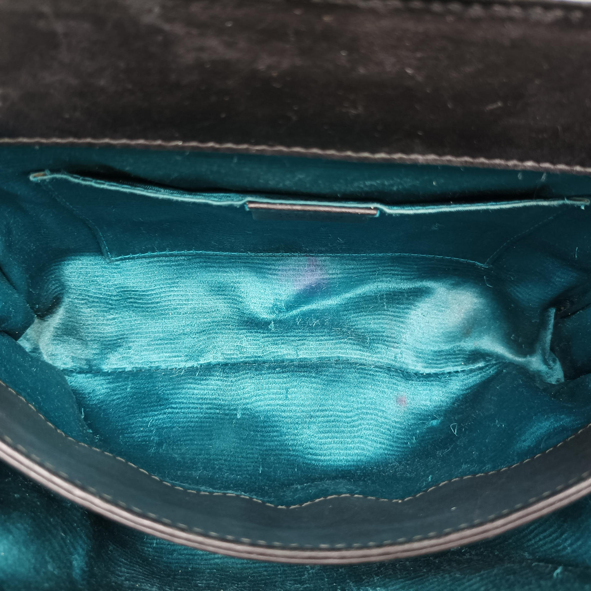 Pre-owned Gucci Ophidia Black Suede×leather 503877 shoulderbag | stylenewstar