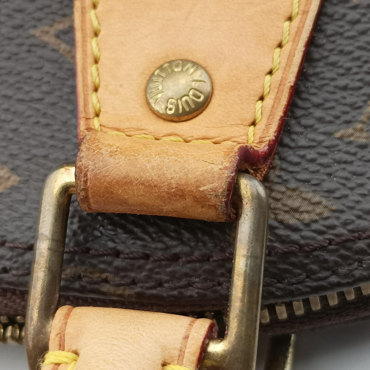 Pre-owned Louis Vuitton Alma BB　 Brown Monogram Canvas M53152 handbag | stylenewstar