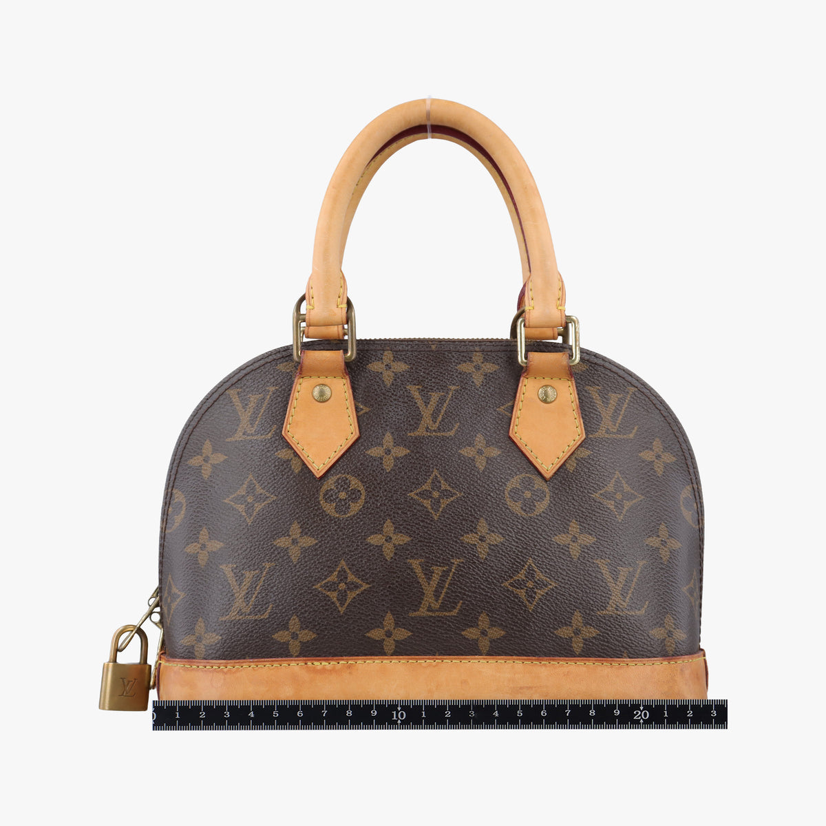Pre-owned Louis Vuitton Alma BB　 Brown Monogram Canvas M53152 handbag | stylenewstar