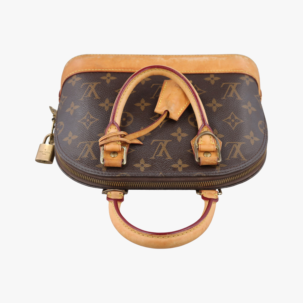 Pre-owned Louis Vuitton Alma BB　 Brown Monogram Canvas M53152 handbag | stylenewstar